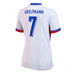 Francie Antoine Griezmann #7 Dámské Venkovní Dres ME 2024 Krátký Rukáv